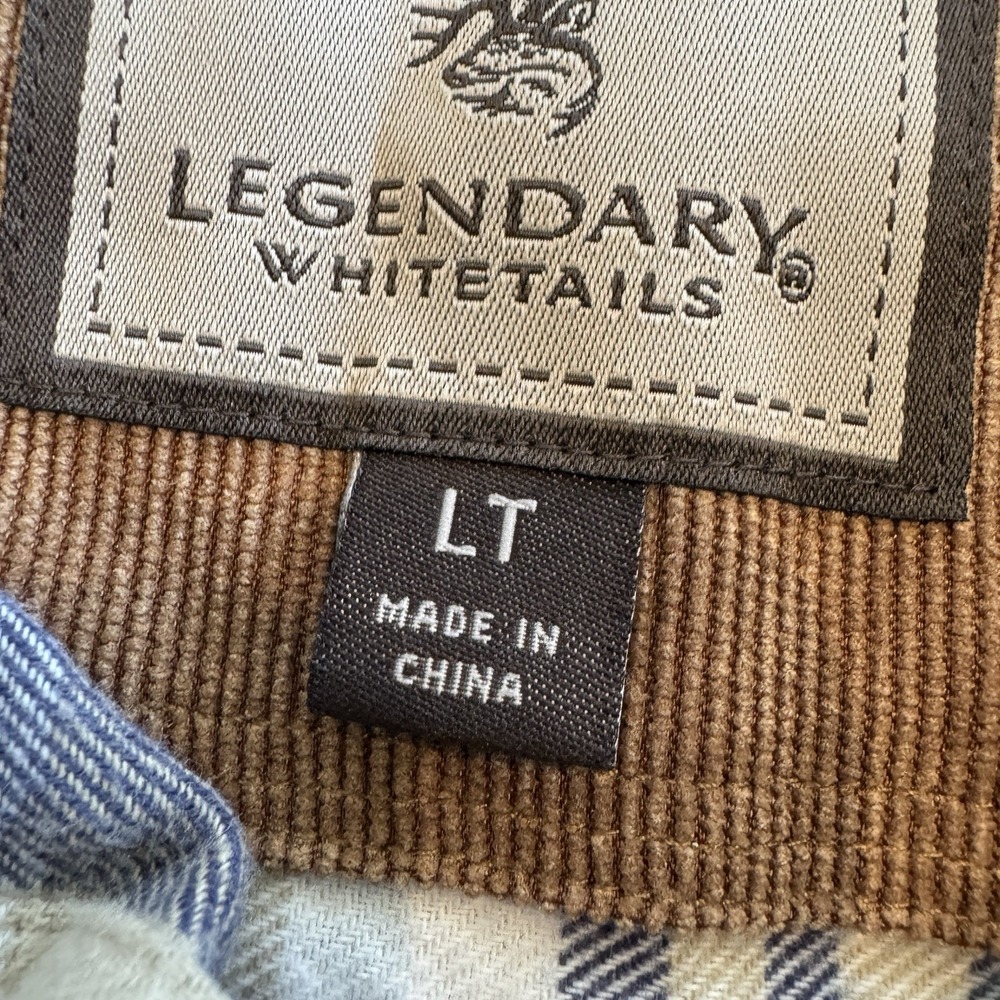 Legendary Whitetails Men's LT Buck Camp Flannel‎ Long Sleeve Plaid Button Shirt - Picture 3 of 9